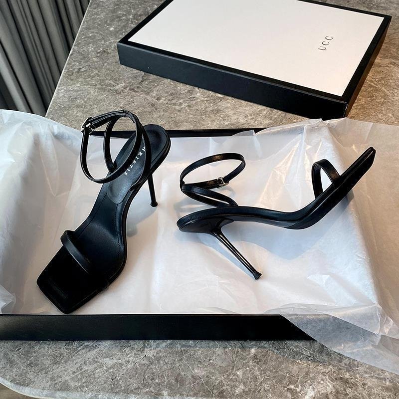 Stiletto High Heels White Soft Leather Fairy Style Not Tired Feet - Image 5