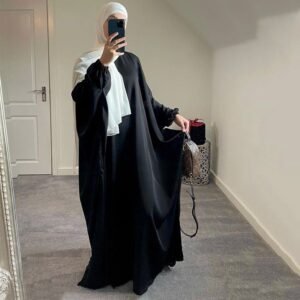 One-Piece Dubai Prayer Abaya – Turkish Style Islamic Dress