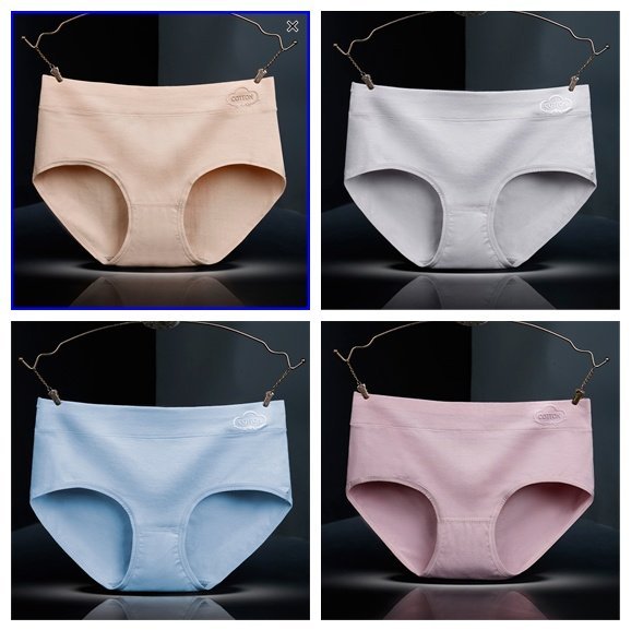 Ladies Mid-rise Cotton Graphene Antibacterial Panties - Image 9