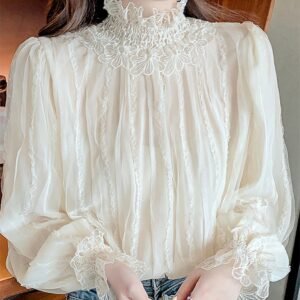 High-end Chic And Beautiful Small Shirt Super Fairy Foreign Style Top