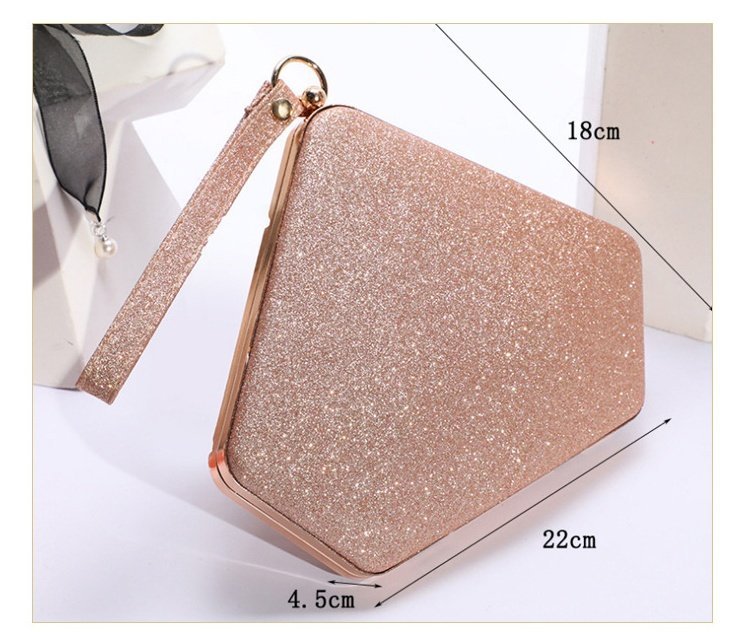 Women's Fashionable Hand Bill Of Lading Shoulder Bag Reflective Gloss - Image 6