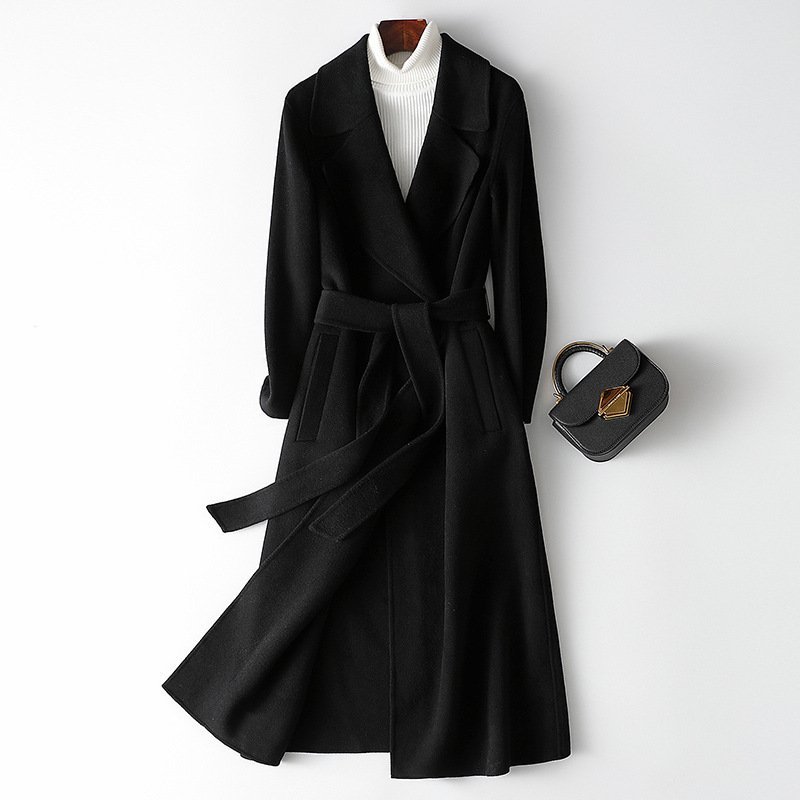 Autumn And Winter Temperament Korean Style Woolen Coat Women - Image 7