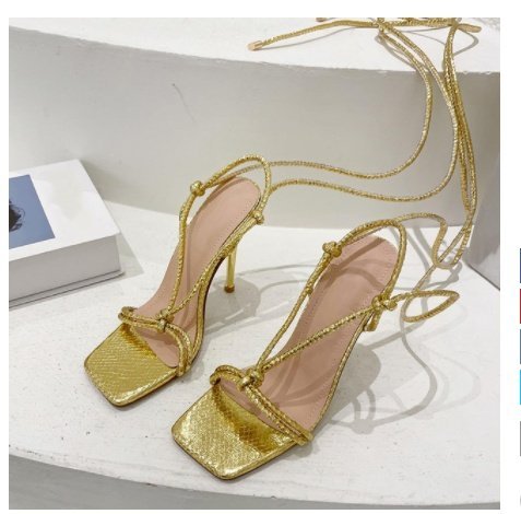 Explosive Style All Match Lace Up Women's Shoes With Stiletto High Heels - Image 2