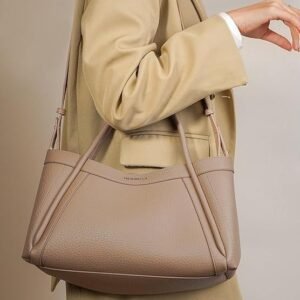 Versatile Vintage Lychee Pattern Commuter Bag – Stylish Women’s Shoulder Messenger Handbag