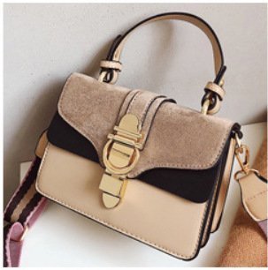 One shoulder retro matte small square bag - Image 6