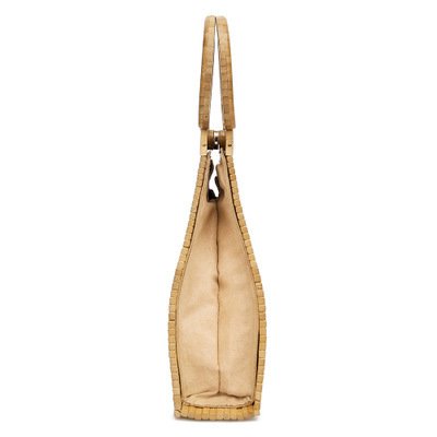 Retro Portable Bamboo Straw Woven Bag – Handmade Summer Beach Handbag for Women - Image 3