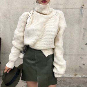 Cutout Knit Sweater