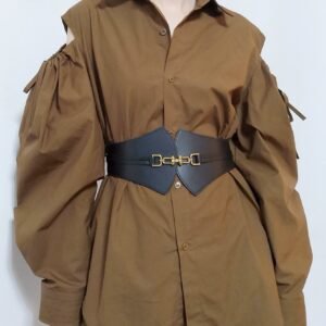 wide elastic waist belt for women